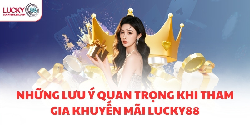 Những lưu ý quan trọng khi tham gia khuyến mãi LUCKY88